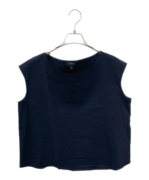 theory（セオリー）theory (セオリー) リネンブラウス ブラック サイズ:Sの古着・服飾アイテム