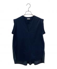 ESTNATION（エストネーション）の古着「ノースリーブカットソー」｜ネイビー