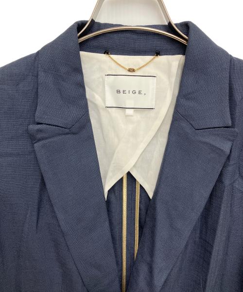 BEIGE（ベイジ）BEIGE (ベイジ) テーラードジャケット ブルー サイズ:2の古着・服飾アイテム