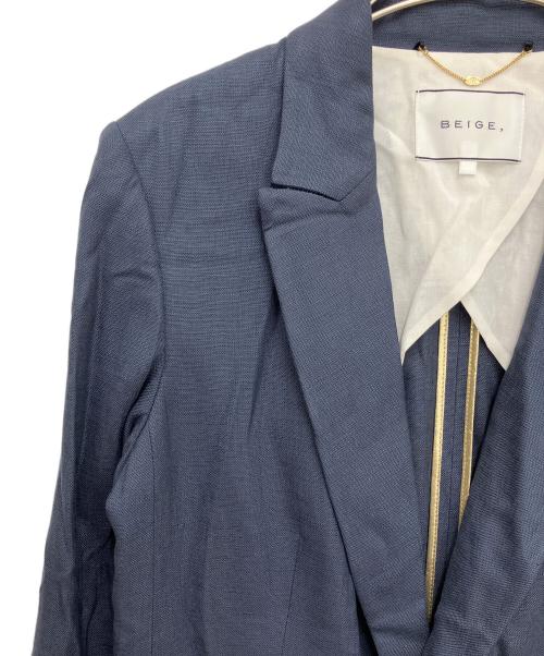 BEIGE（ベイジ）BEIGE (ベイジ) テーラードジャケット ブルー サイズ:2の古着・服飾アイテム
