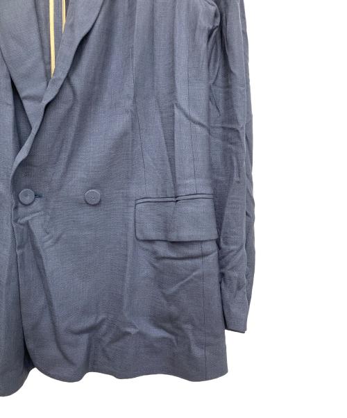 BEIGE（ベイジ）BEIGE (ベイジ) テーラードジャケット ブルー サイズ:2の古着・服飾アイテム