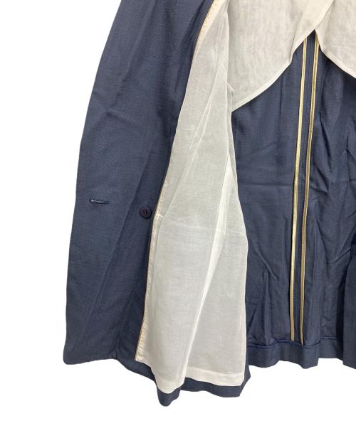 BEIGE（ベイジ）BEIGE (ベイジ) テーラードジャケット ブルー サイズ:2の古着・服飾アイテム