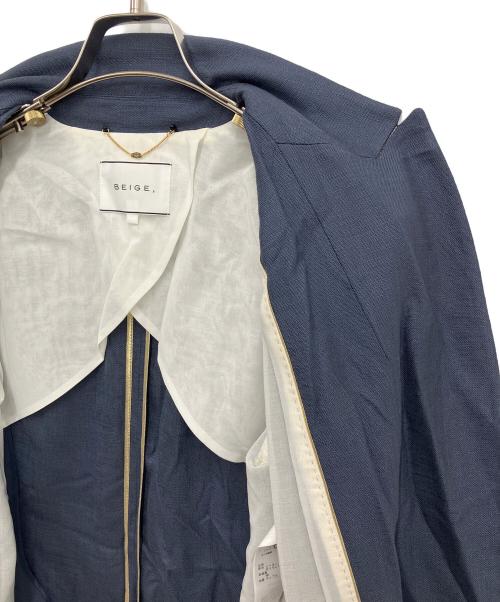 BEIGE（ベイジ）BEIGE (ベイジ) テーラードジャケット ブルー サイズ:2の古着・服飾アイテム