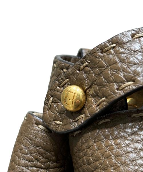 FENDI（フェンディ）FENDI (フェンディ) ピーカブー セレリア ミディアム ブラウン サイズ:ミディアムの古着・服飾アイテム