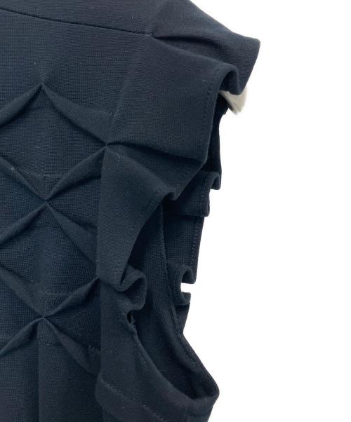 ESCADA（エスカーダ）ESCADA (エスカーダ) ノースリーブワンピース ネイビー サイズ:34の古着・服飾アイテム