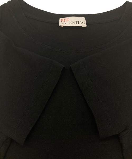 RED VALENTINO（レッドヴァレンティノ）RED VALENTINO (レッドヴァレンティノ) BEE カットソー ブラック サイズ:Sの古着・服飾アイテム