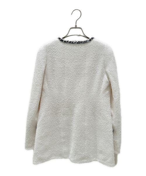 CHANEL（シャネル）CHANEL (シャネル) ツイード ジャケット ホワイト サイズ:34の古着・服飾アイテム