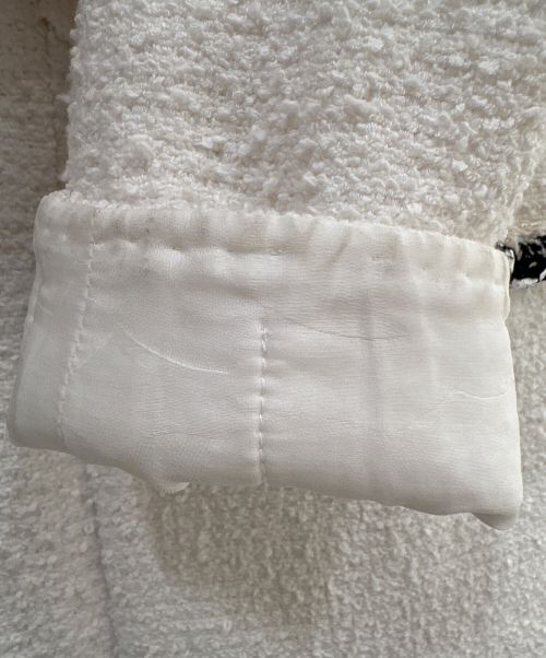 CHANEL（シャネル）CHANEL (シャネル) ツイード ジャケット ホワイト サイズ:34の古着・服飾アイテム