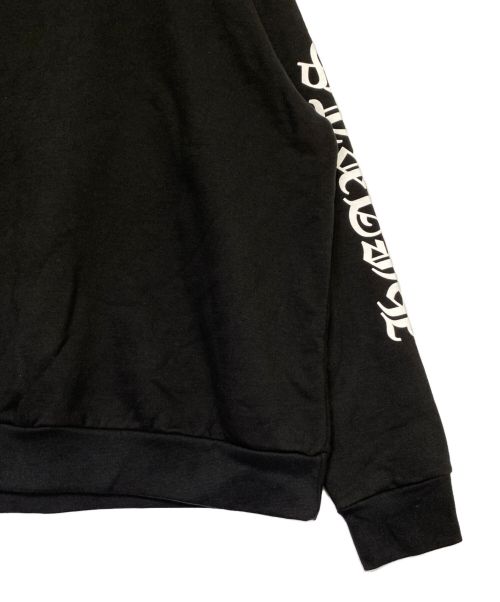 CHROME HEARTS（クロムハーツ）CHROME HEARTS (クロムハーツ) Neck Logo Crewneck Sweatshirt ブラック サイズ:Lの古着・服飾アイテム