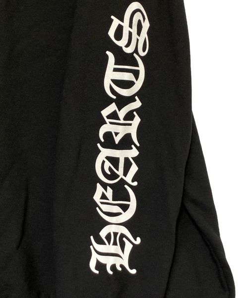 CHROME HEARTS（クロムハーツ）CHROME HEARTS (クロムハーツ) Neck Logo Crewneck Sweatshirt ブラック サイズ:Lの古着・服飾アイテム