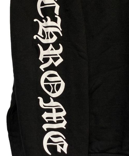 CHROME HEARTS（クロムハーツ）CHROME HEARTS (クロムハーツ) Neck Logo Crewneck Sweatshirt ブラック サイズ:Lの古着・服飾アイテム