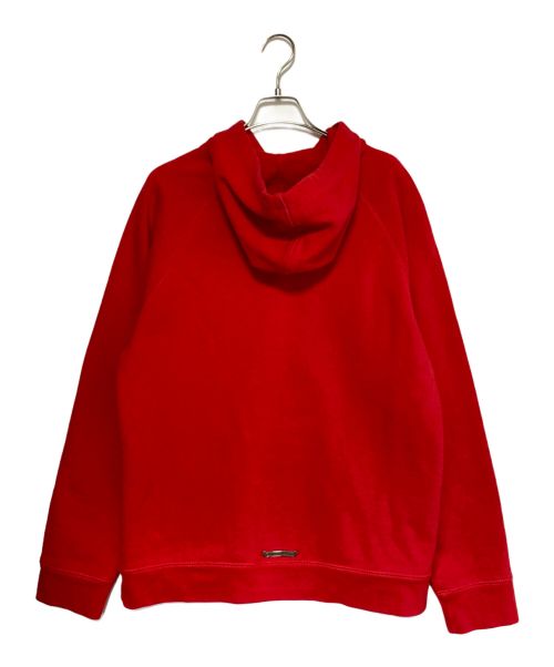 CHROME HEARTS（クロムハーツ）CHROME HEARTS (クロムハーツ) Y NOT Cemetery Cross Pullover Hoodie レッド サイズ:48の古着・服飾アイテム