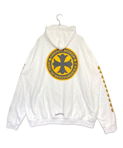 CHROME HEARTS（クロムハーツ）CHROME HEARTS (クロムハーツ) Yellow CH Plus Hoodie ホワイト サイズ:XXLの古着・服飾アイテム
