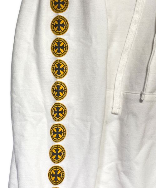 CHROME HEARTS（クロムハーツ）CHROME HEARTS (クロムハーツ) Yellow CH Plus Hoodie ホワイト サイズ:XXLの古着・服飾アイテム