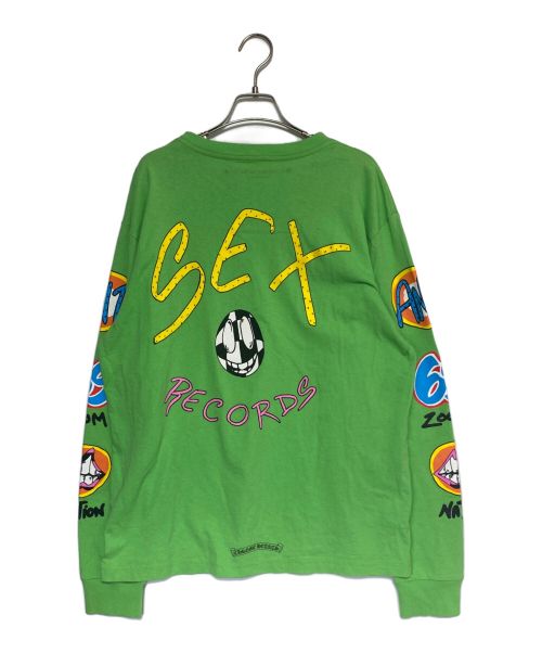 CHROME HEARTS（クロムハーツ）CHROME HEARTS (クロムハーツ) MATTY BOY sex ロングスリーブカットソー グリーン サイズ:XLの古着・服飾アイテム
