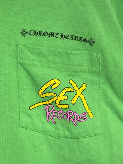 CHROME HEARTS（クロムハーツ）CHROME HEARTS (クロムハーツ) MATTY BOY sex ロングスリーブカットソー グリーン サイズ:XLの古着・服飾アイテム