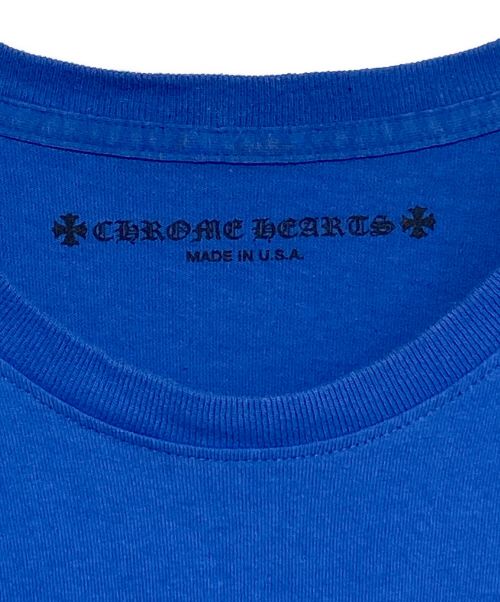 CHROME HEARTS（クロムハーツ）CHROME HEARTS (クロムハーツ) That Group Scroll Tee ブルー サイズ:XXLの古着・服飾アイテム