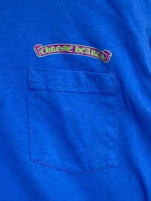 CHROME HEARTS（クロムハーツ）CHROME HEARTS (クロムハーツ) That Group Scroll Tee ブルー サイズ:XXLの古着・服飾アイテム