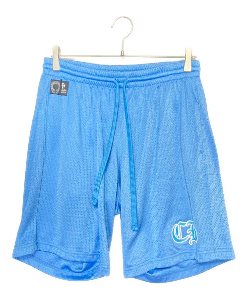 CHROME HEARTS（クロムハーツ）CHROME HEARTS (クロムハーツ) Mesh Varsity Shorts スカイブルー サイズ:XLの古着・服飾アイテム
