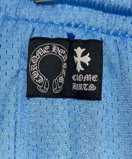 CHROME HEARTS（クロムハーツ）CHROME HEARTS (クロムハーツ) Mesh Varsity Shorts スカイブルー サイズ:XLの古着・服飾アイテム