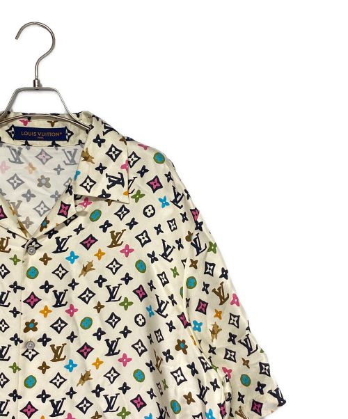LOUIS VUITTON（ルイ ヴィトン）LOUIS VUITTON (ルイ ヴィトン) 24SSモノグラムシルクシャツ マルチカラー サイズ:XLの古着・服飾アイテム