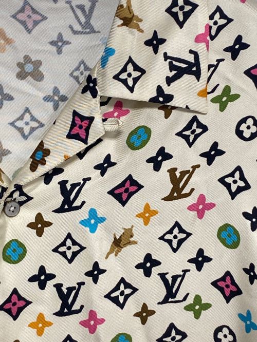 LOUIS VUITTON（ルイ ヴィトン）LOUIS VUITTON (ルイ ヴィトン) 24SSモノグラムシルクシャツ マルチカラー サイズ:XLの古着・服飾アイテム
