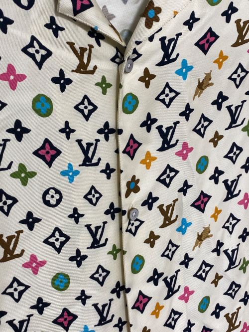 LOUIS VUITTON（ルイ ヴィトン）LOUIS VUITTON (ルイ ヴィトン) 24SSモノグラムシルクシャツ マルチカラー サイズ:XLの古着・服飾アイテム