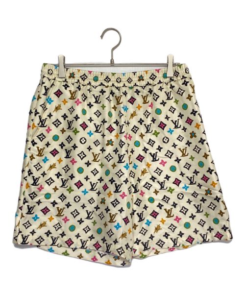 LOUIS VUITTON（ルイ ヴィトン）LOUIS VUITTON (ルイ ヴィトン) モノグラムプリントシルクショーツショートパンツ マルチカラー サイズ:48の古着・服飾アイテム