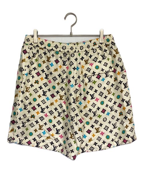 LOUIS VUITTON（ルイ ヴィトン）LOUIS VUITTON (ルイ ヴィトン) モノグラムプリントシルクショーツショートパンツ マルチカラー サイズ:48の古着・服飾アイテム