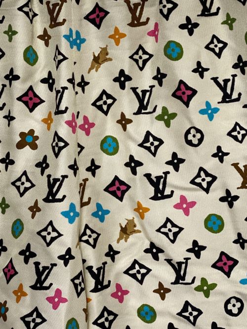 LOUIS VUITTON（ルイ ヴィトン）LOUIS VUITTON (ルイ ヴィトン) モノグラムプリントシルクショーツショートパンツ マルチカラー サイズ:48の古着・服飾アイテム