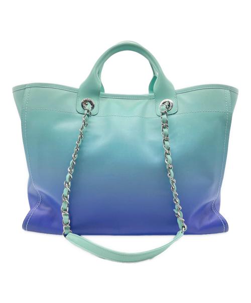 CHANEL（シャネル）CHANEL (シャネル) ドーヴィルGM / チェーンショルダートートバッグ グラデーション サイズ:GMの古着・服飾アイテム