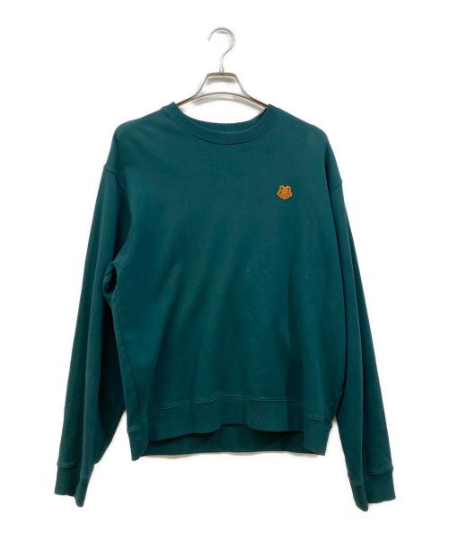 KENZO（ケンゾー）KENZO (ケンゾー) フロントパッチスウェット グリーン サイズ:XLの古着・服飾アイテム