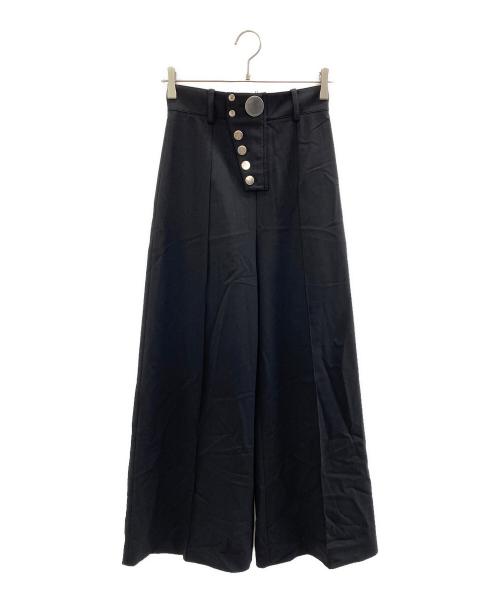 ALEXANDER WANG（アレキサンダー・ワン）ALEXANDER WANG (アレキサンダー・ワン) ボタンワイドパンツ ブラック サイズ:不明の古着・服飾アイテム