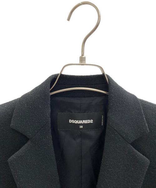 DSQUARED2（ディースクエアード）DSQUARED2 (ディースクエアード) ウールジャケット ブラック サイズ:38の古着・服飾アイテム