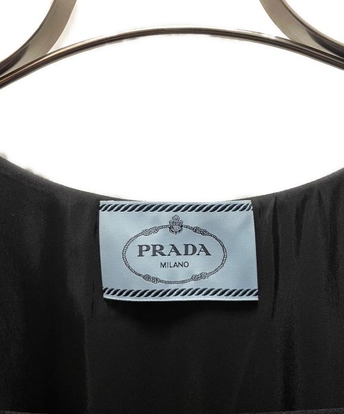 PRADA（プラダ）PRADA (プラダ) ボタンワンピース ブラック サイズ:36の古着・服飾アイテム