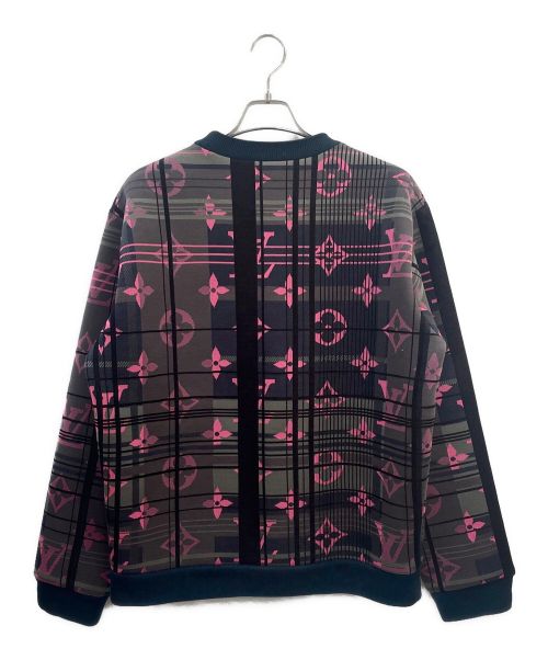 LOUIS VUITTON（ルイ ヴィトン）LOUIS VUITTON (ルイ ヴィトン) モノグラムジャガードスウェット グレー サイズ:XLの古着・服飾アイテム