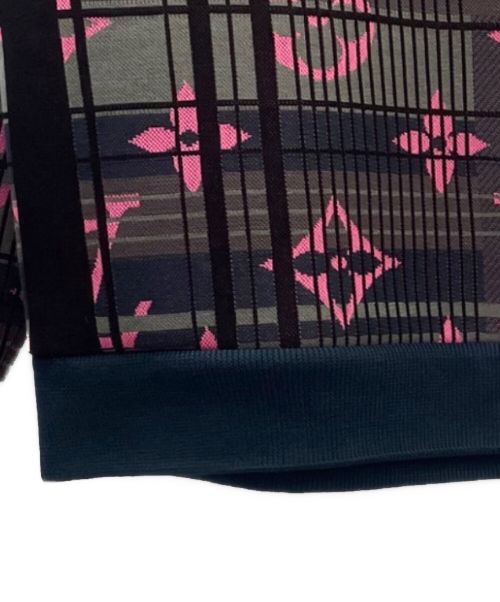 LOUIS VUITTON（ルイ ヴィトン）LOUIS VUITTON (ルイ ヴィトン) モノグラムジャガードスウェット グレー サイズ:XLの古着・服飾アイテム