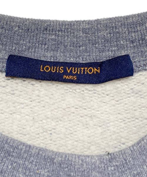 LOUIS VUITTON（ルイ ヴィトン）LOUIS VUITTON (ルイ ヴィトン) アップサイドダウンLVロゴパッチスッウェット グレー サイズ:Lの古着・服飾アイテム