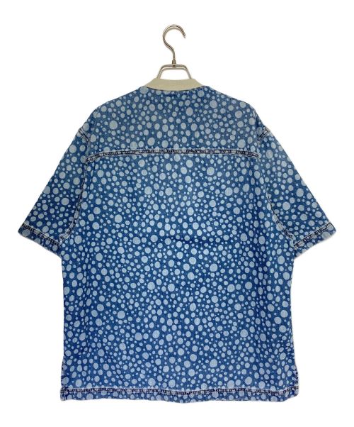 LOUIS VUITTON（ルイ ヴィトン）LOUIS VUITTON (ルイ ヴィトン) yayoi kusama (ヤヨイクサマ) インフィニティドット デニムシャツ ブルー サイズ:XXLの古着・服飾アイテム