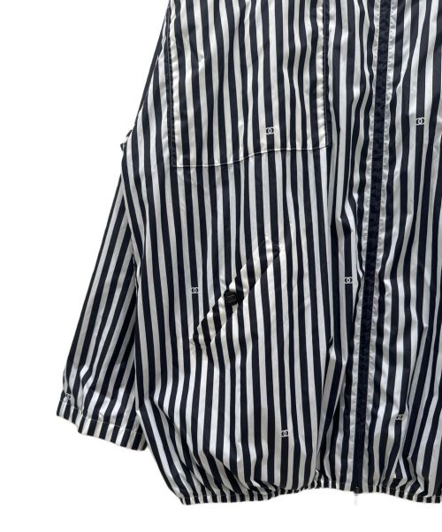 CHANEL（シャネル）CHANEL (シャネル) ストライプ ココジャケット ホワイト×ブラック サイズ:36の古着・服飾アイテム