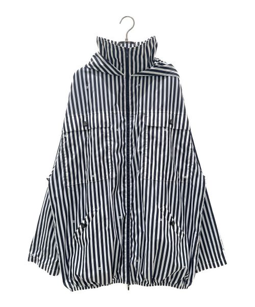 CHANEL（シャネル）CHANEL (シャネル) ストライプ ココジャケット ホワイト×ブラック サイズ:36の古着・服飾アイテム