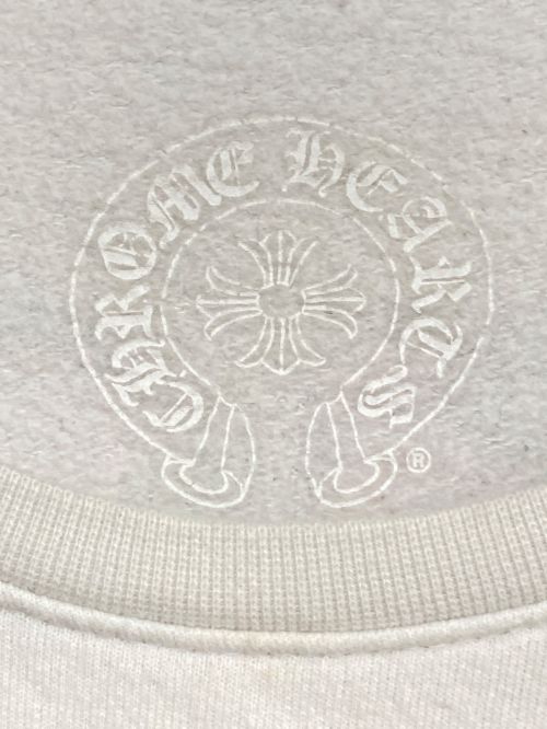 CHROME HEARTS（クロムハーツ）CHROME HEARTS (クロムハーツ) DAGGER EYE CHARTスウェット ホワイト サイズ:XLの古着・服飾アイテム