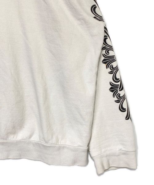 CHROME HEARTS（クロムハーツ）CHROME HEARTS (クロムハーツ) DAGGER EYE CHARTスウェット ホワイト サイズ:XLの古着・服飾アイテム