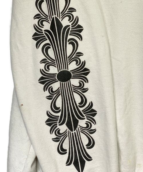 CHROME HEARTS（クロムハーツ）CHROME HEARTS (クロムハーツ) DAGGER EYE CHARTスウェット ホワイト サイズ:XLの古着・服飾アイテム