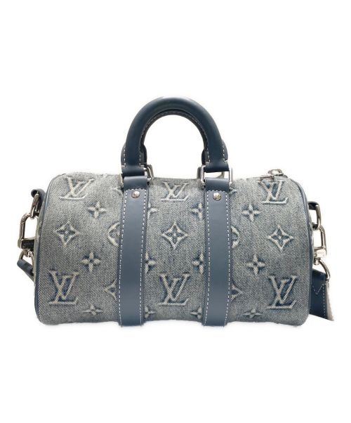 LOUIS VUITTON（ルイ ヴィトン）LOUIS VUITTON (ルイ ヴィトン) キーポル バンドリエール25 スカイブルー サイズ:25の古着・服飾アイテム