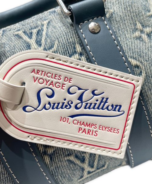 LOUIS VUITTON（ルイ ヴィトン）LOUIS VUITTON (ルイ ヴィトン) キーポル バンドリエール25 スカイブルー サイズ:25の古着・服飾アイテム
