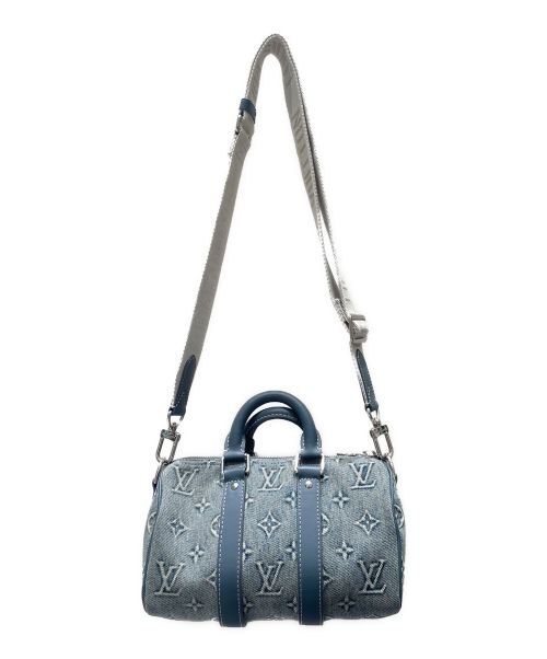 LOUIS VUITTON（ルイ ヴィトン）LOUIS VUITTON (ルイ ヴィトン) キーポル バンドリエール25 スカイブルー サイズ:25の古着・服飾アイテム