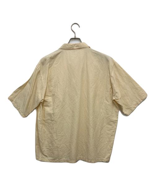 AURALEE（オーラリー）AURALEE (オーラリー) SUPER FINE COTTON PIQUE BIG POLO SHIRT ベージュ サイズ:size4の古着・服飾アイテム