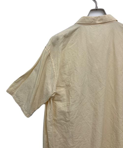 AURALEE（オーラリー）AURALEE (オーラリー) SUPER FINE COTTON PIQUE BIG POLO SHIRT ベージュ サイズ:size4の古着・服飾アイテム