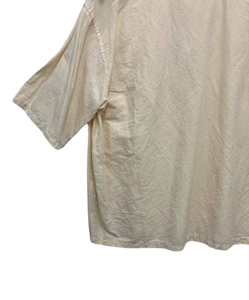 AURALEE（オーラリー）AURALEE (オーラリー) SUPER FINE COTTON PIQUE BIG POLO SHIRT ベージュ サイズ:size4の古着・服飾アイテム